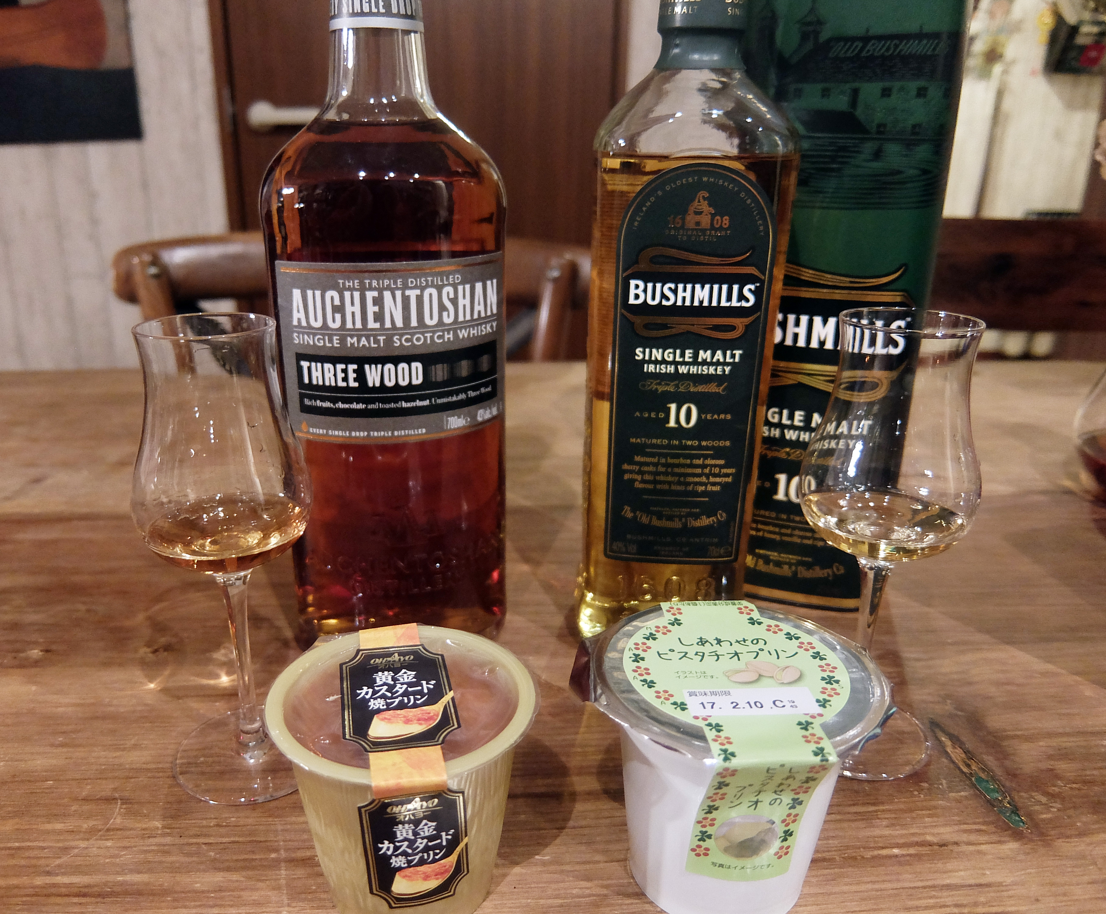プリンのウイスキーかけが最高！甘党＆お酒好きの贅沢な時間。