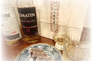 ウイスキーとご当地銘菓の組み合わせ。佐賀県名物小城羊羹とのマリアージュ。