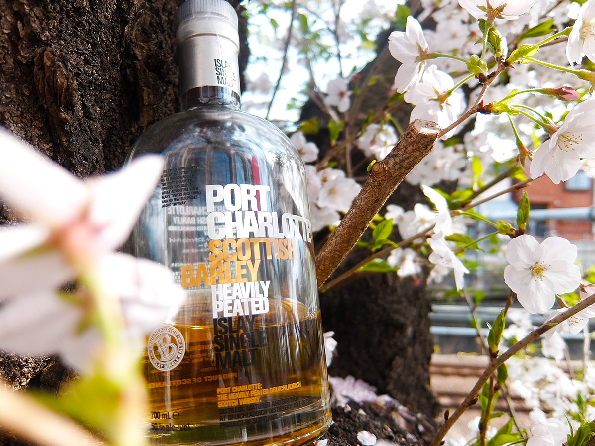 お花見に持っていくお酒にウイスキーという選択肢。