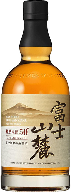 富士山麓でウイスキーのお湯割り