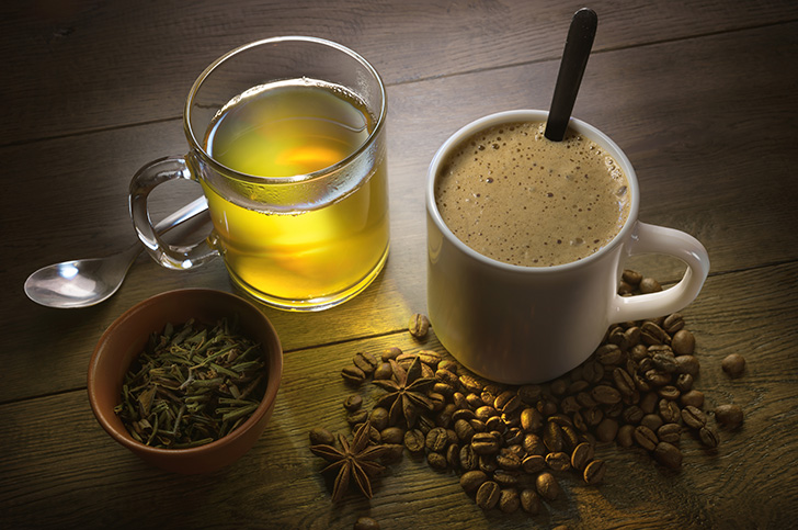 珈琲と麦茶と緑茶