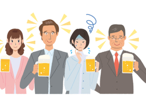 お酒が弱い人と強い人の差はなにか。飲める人と飲めない人の基準。