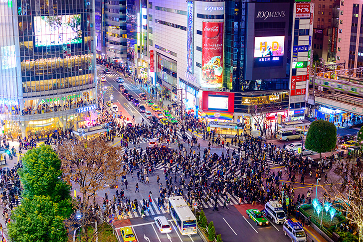 渋谷の交差点