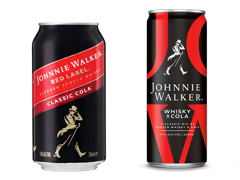 コーラ缶はジャックダニエルだけじゃない！ジョニーウォーカー ウイスキー＆コーラもリニューアル
