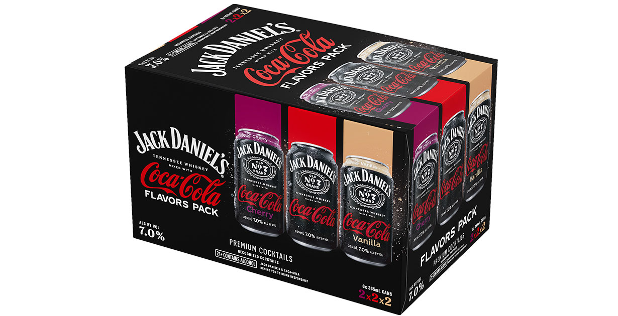 ジャックダニエルが米国にて新フレーバー「ジャック＆コーク・バニラ」発売！