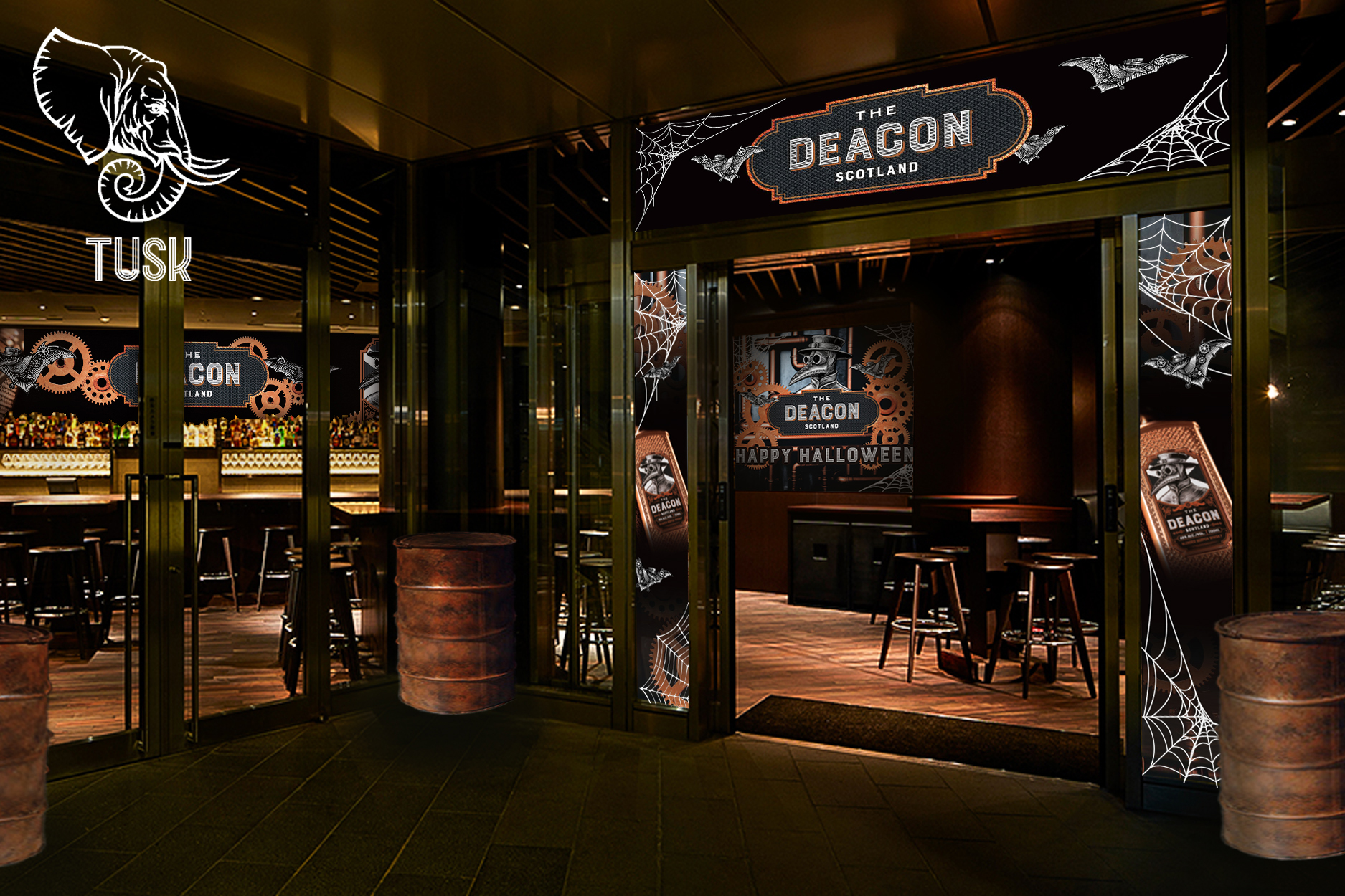 「ザ・ディーコン」が彩るハロウィン。東京・大阪で限定バー開催