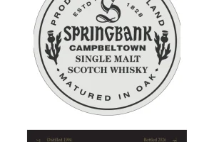 スプリングバンク ヴィンテージシリーズ第2弾は1994年蒸溜の31年熟成